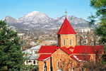 Armenia: Church, Village, and Mountains