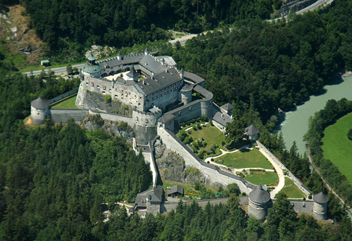 Hohenwerfen Castle in Austria