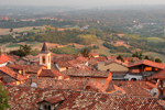 Italian Village Near Asti in Southern Europe